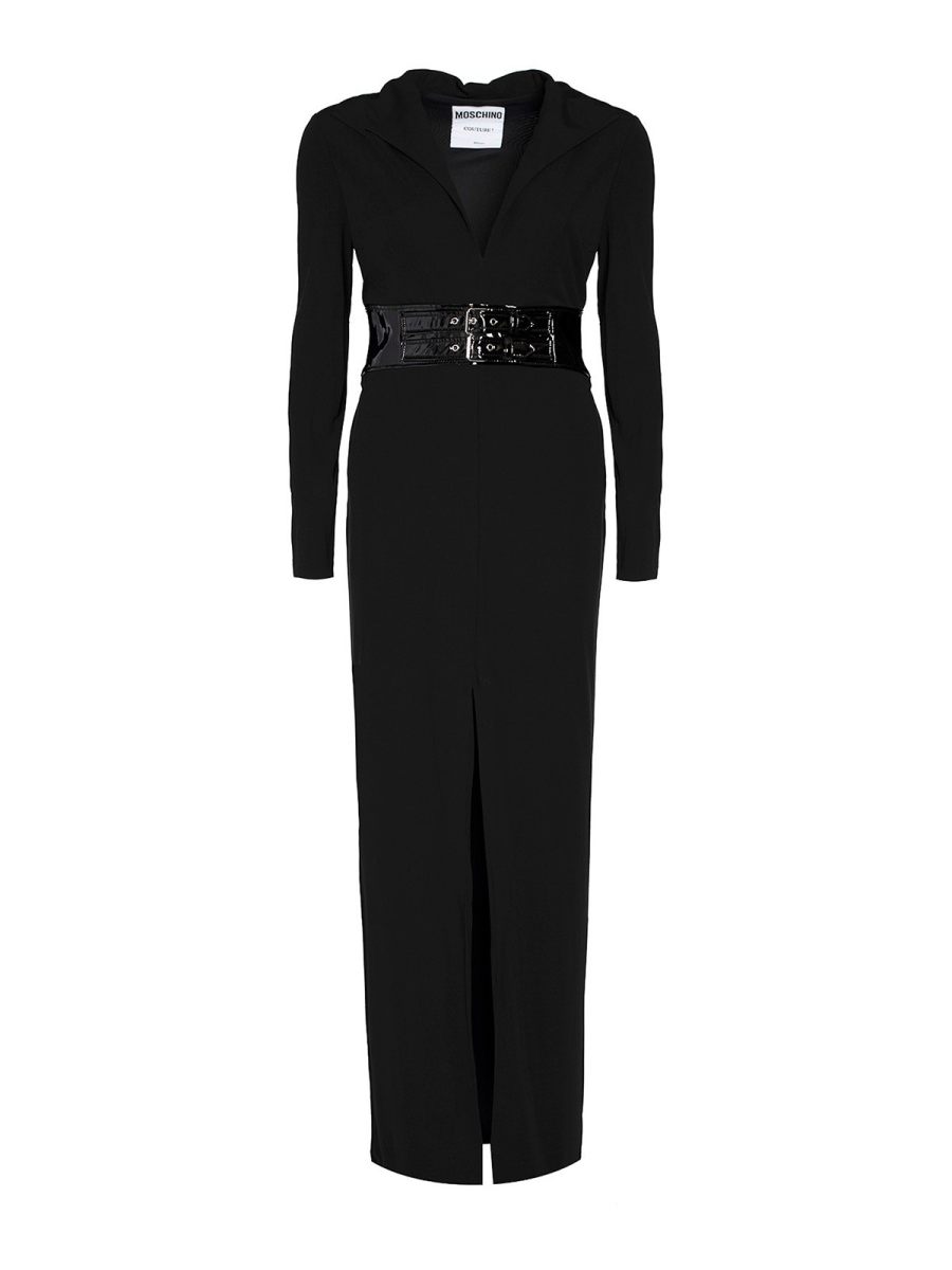 Moschino Maxi Robe - Noir