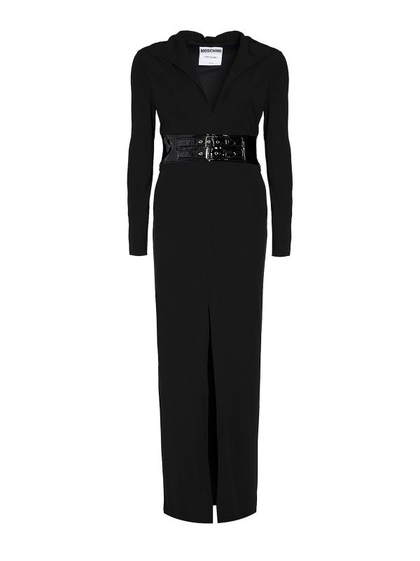 Moschino Maxi Robe - Noir