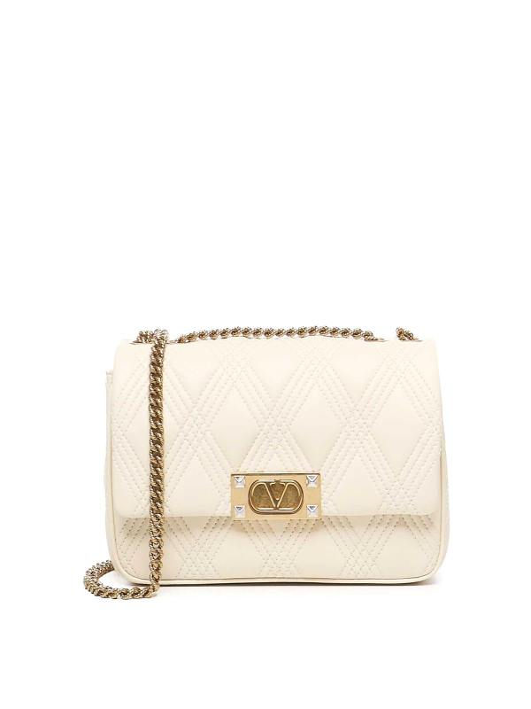 Valentino Garavani Sac Bandoulière - Blanc
