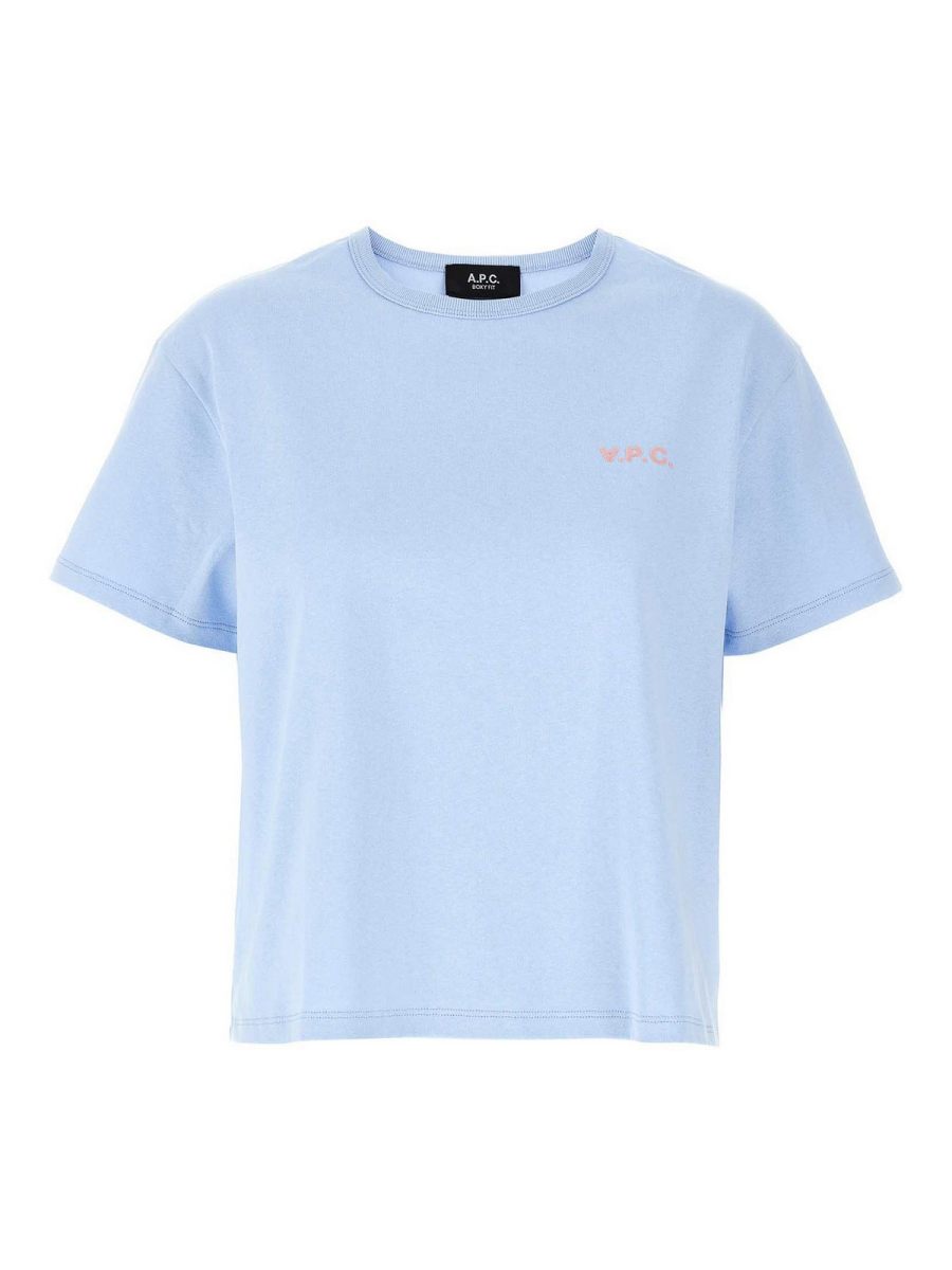 A. P.C. T-Shirt - Bleu Clair