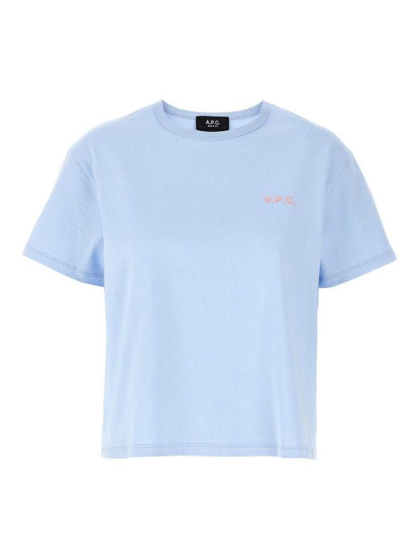 A. P.C. T-Shirt - Bleu Clair