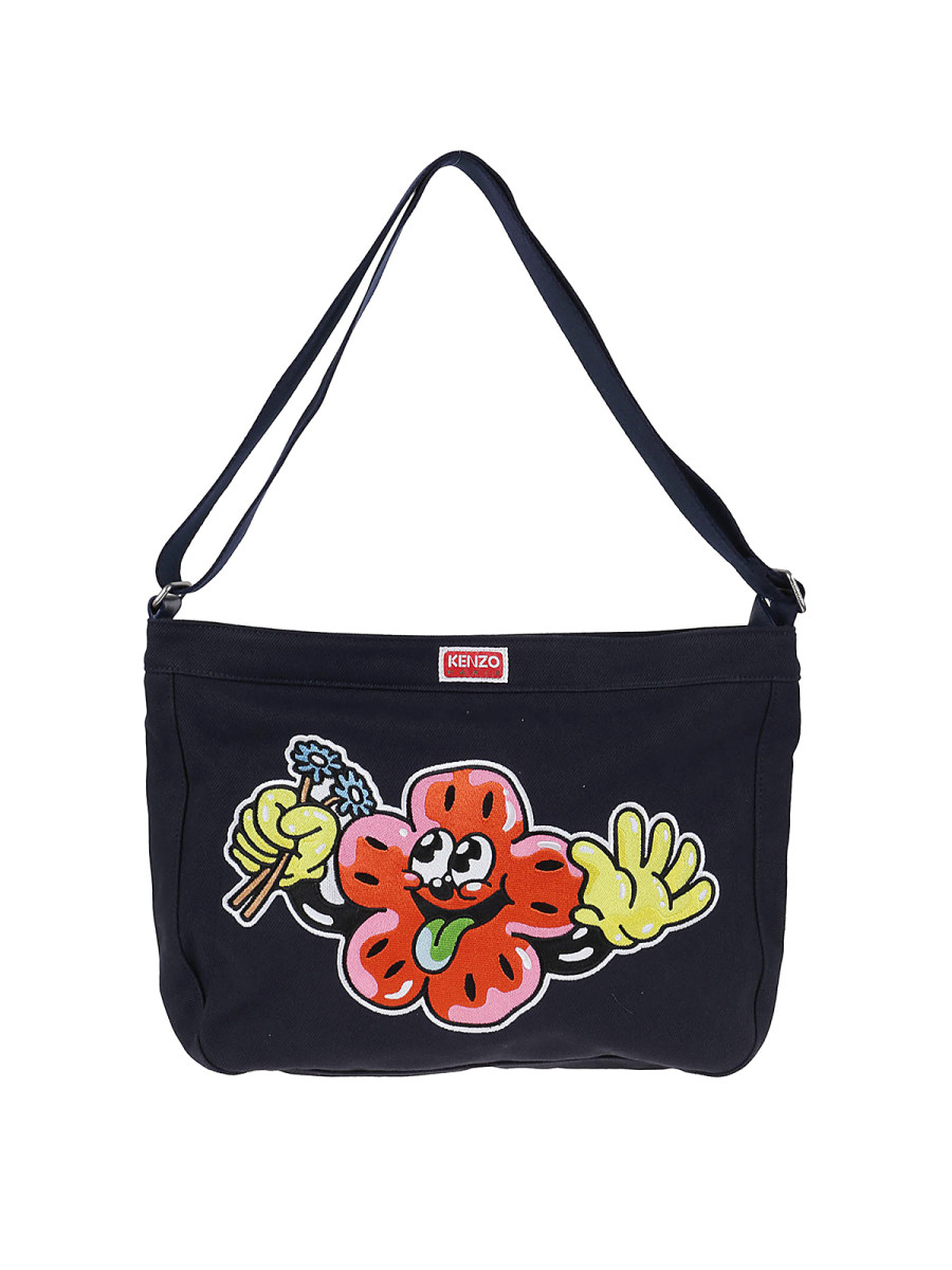 Kenzo Sac Porté Épaule - Bleu Foncé