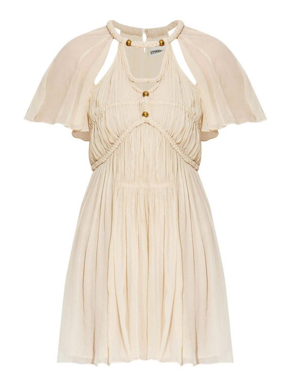 Isabel Marant Robe Courte - Beige