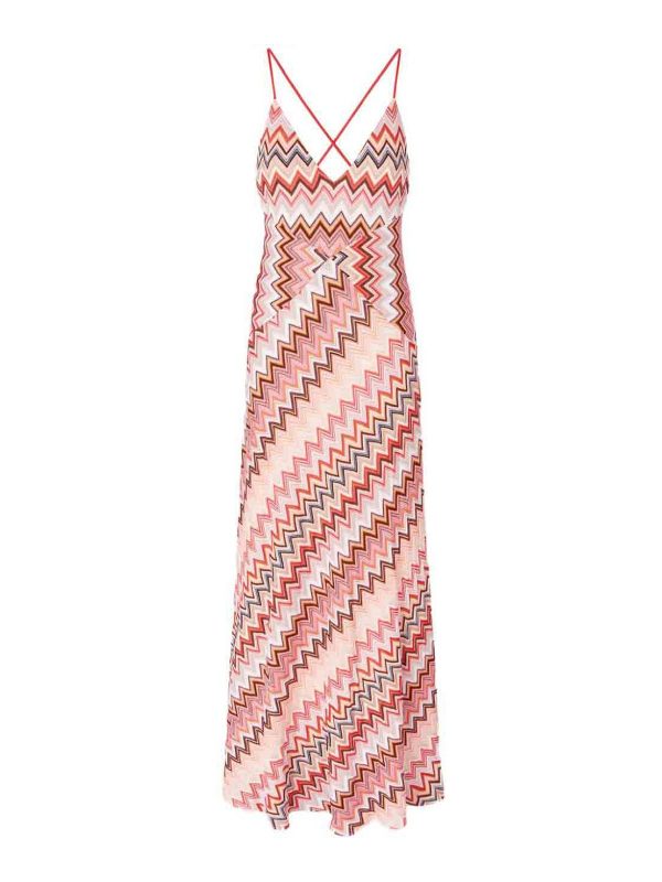 Missoni Robe Au Genou - Multicolore