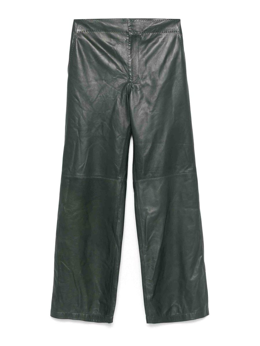 Ulla Johnson Pantalons Décontractés - Vert Foncé