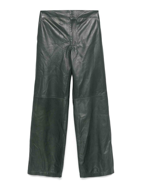 Ulla Johnson Pantalons Décontractés - Vert Foncé