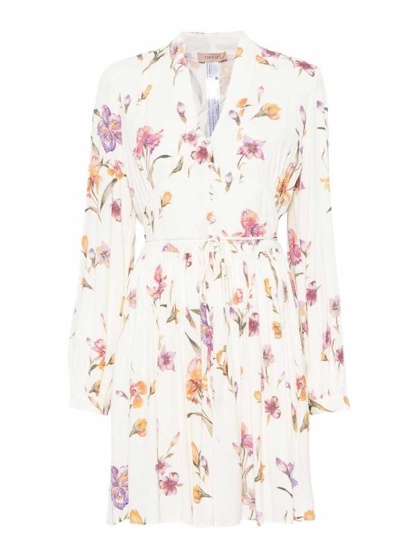 Twinset Robe Courte - Multicolore