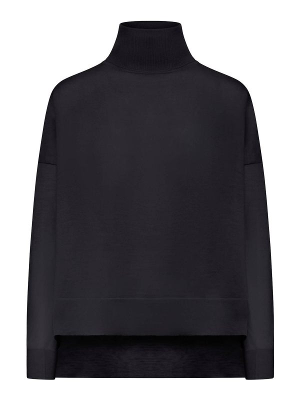 Roberto Collina Pull Col Rond - Noir