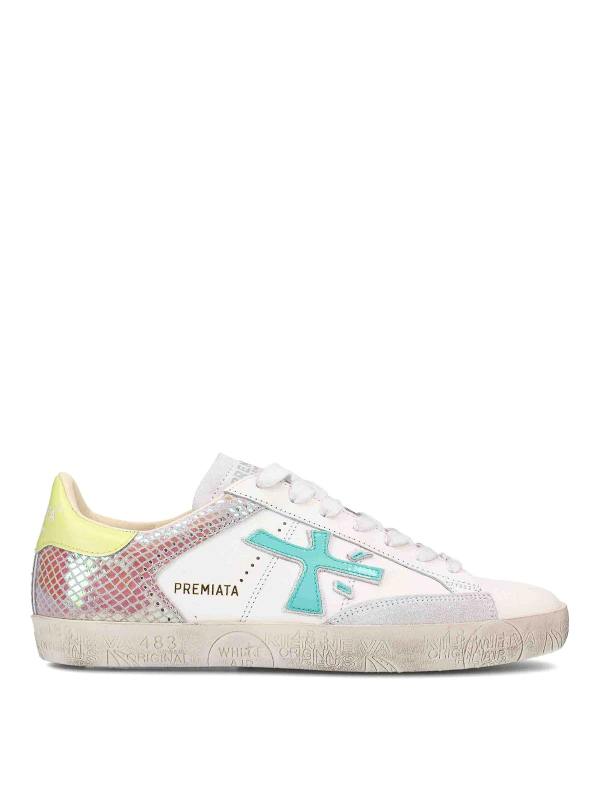 Premiata Baskets - Blanc