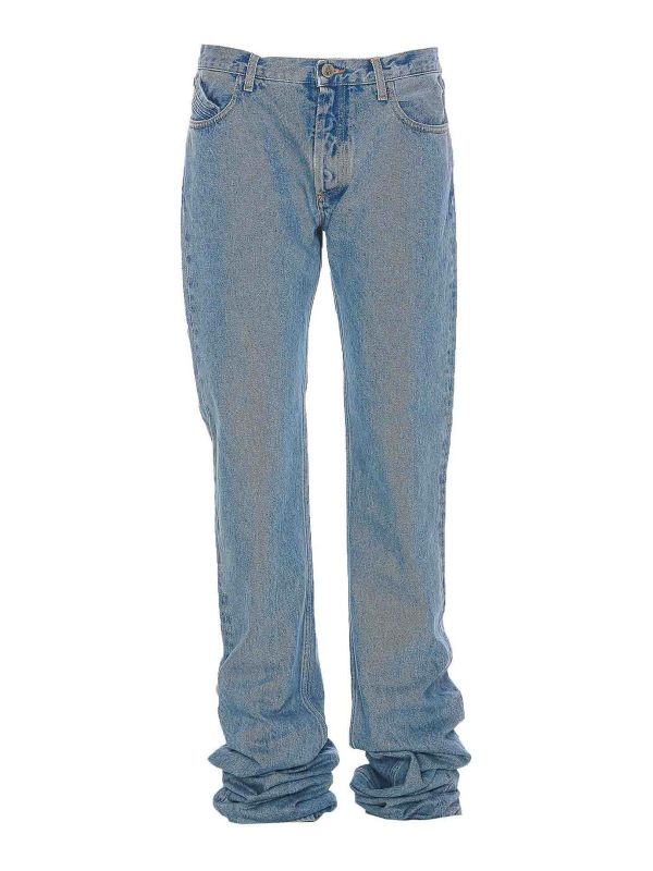 The Attico Jean Bootcut - Bleu