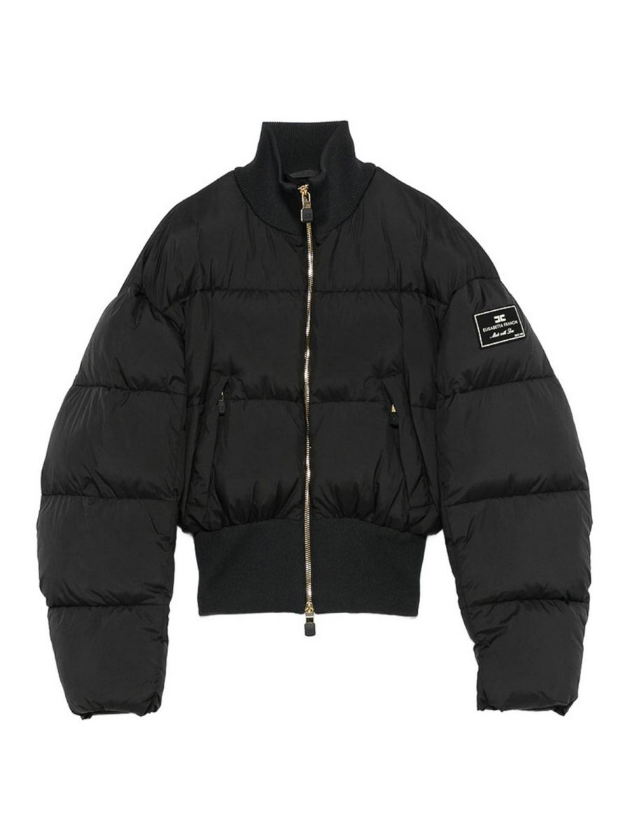 Elisabetta Franchi Pull Col Roulé - Noir