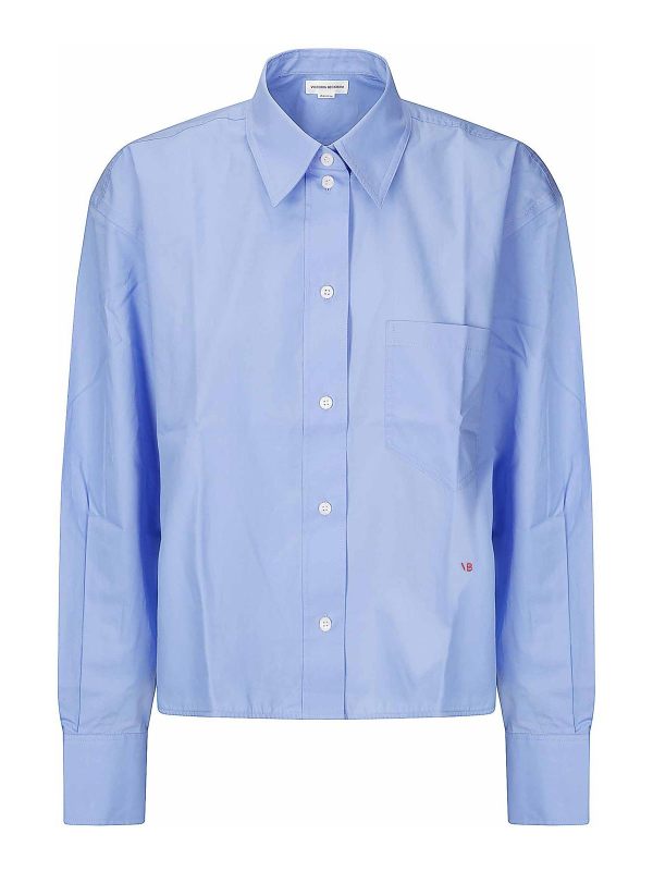 Victoria Beckham Chemise - Bleu