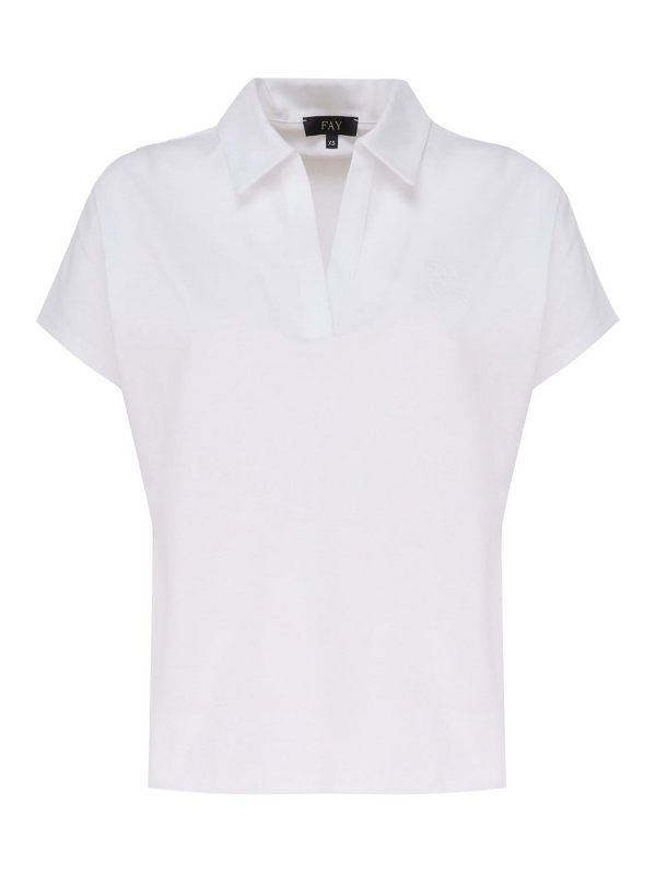 Fay Polo - Blanc