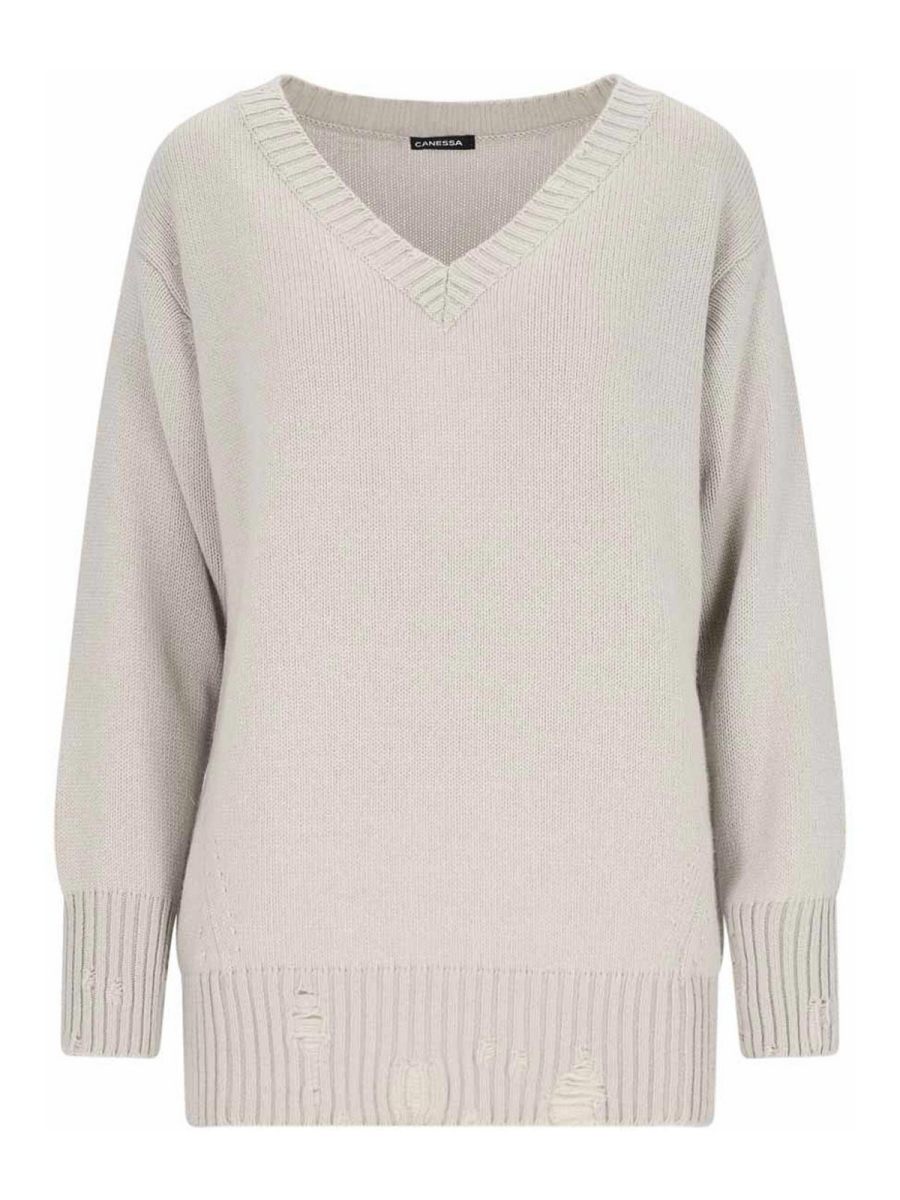 Canessa Pull Col Rond - Beige