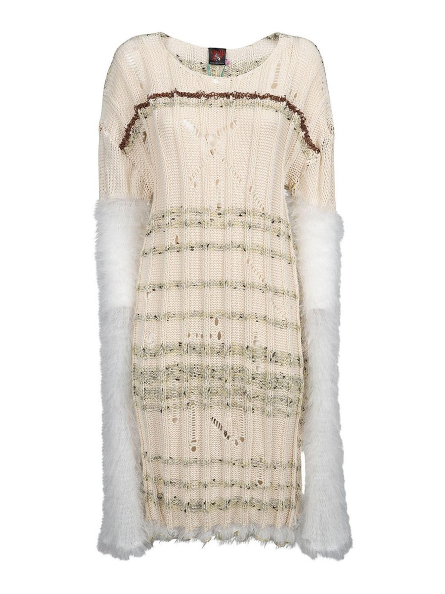 Vitelli Pull Col Rond - Blanc