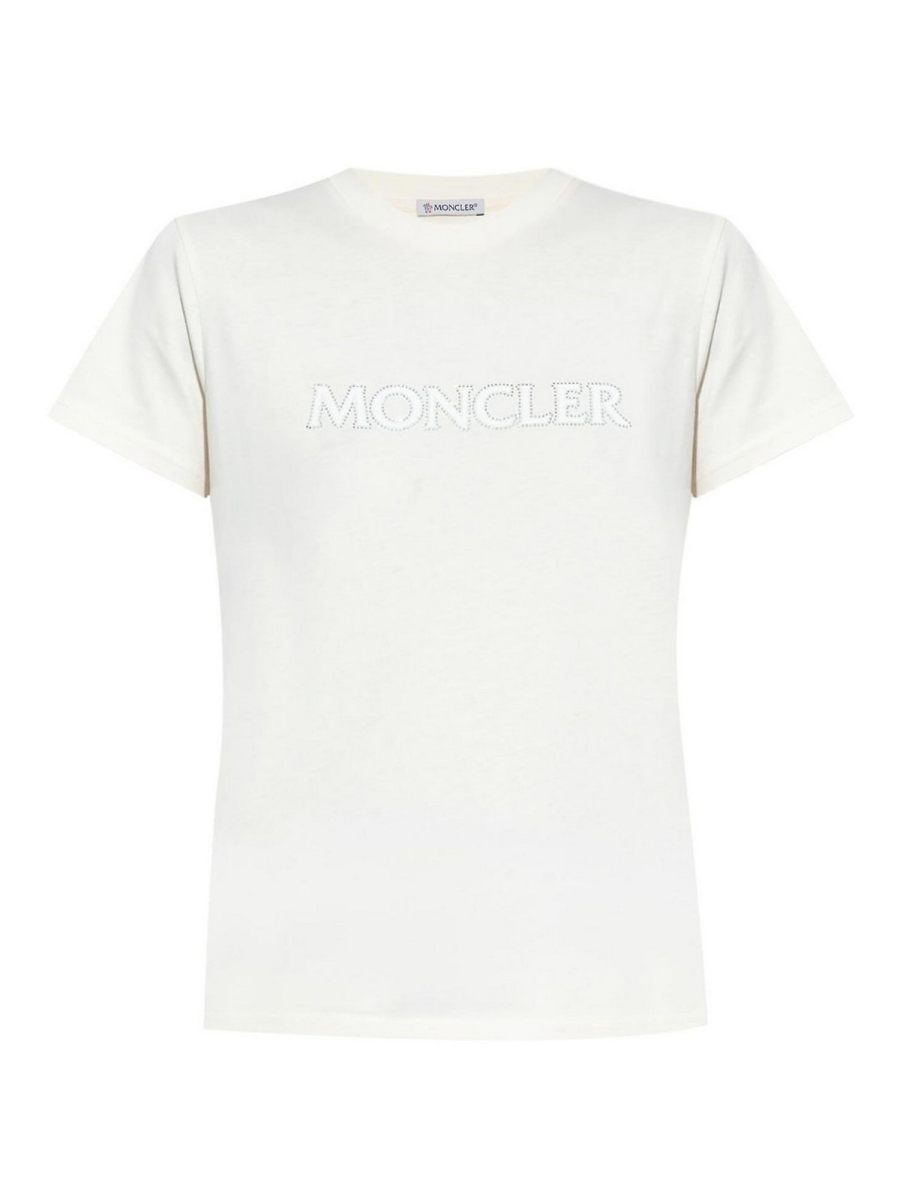 Moncler T-Shirt - Crème