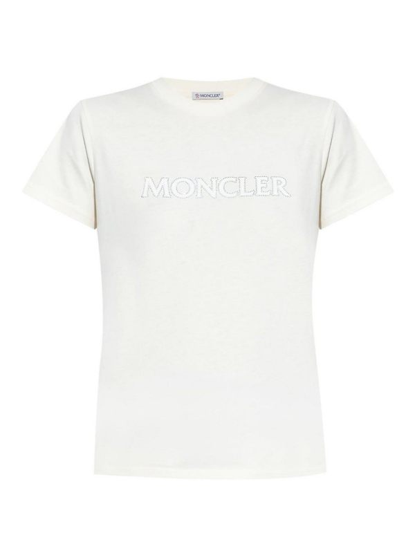 Moncler T-Shirt - Crème