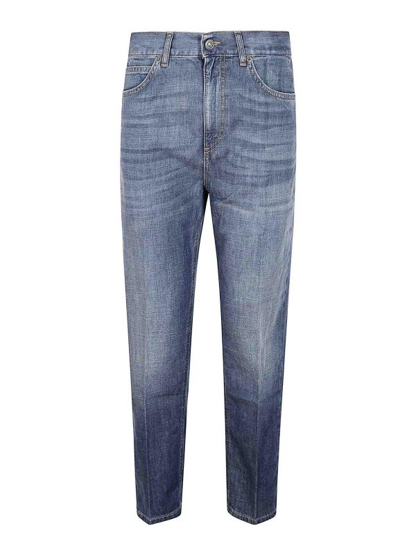 Dondup Jean Droit - Bleu