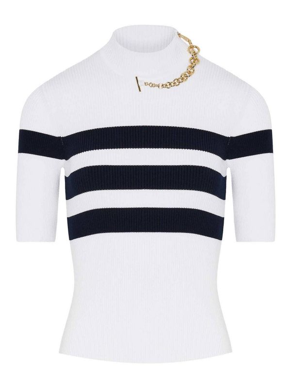 Jean Paul Gaultier Pull Col Rond - Blanc