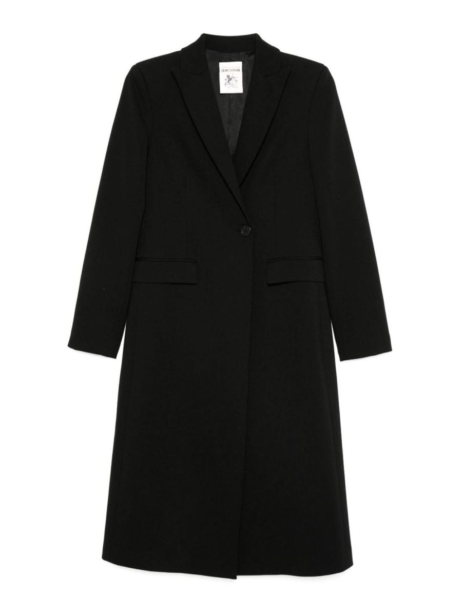 Semicouture Manteau Long - Noir
