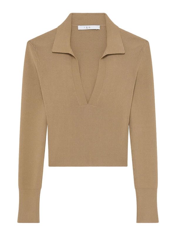 Iro Pull Col Rond - Marron