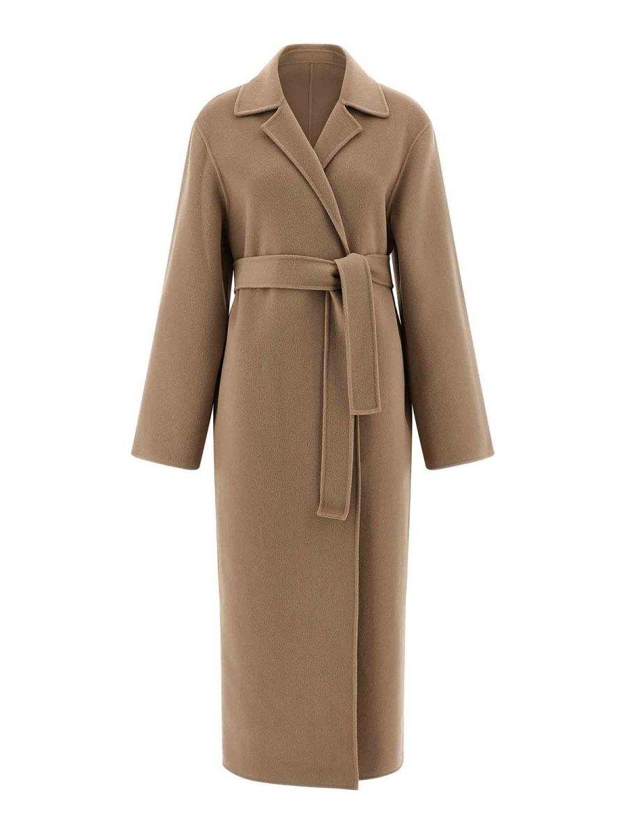 Alberta Ferretti Manteau Court - Beige