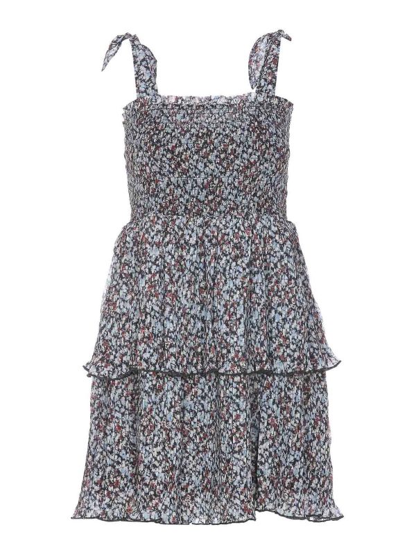 Ganni Robe Courte - Bleu