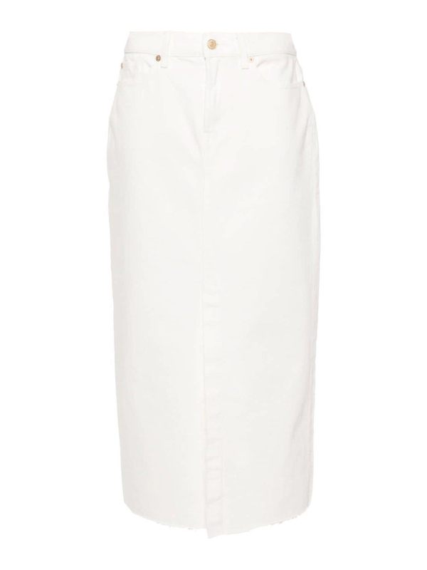 Seven Jupe Midi - Blanc