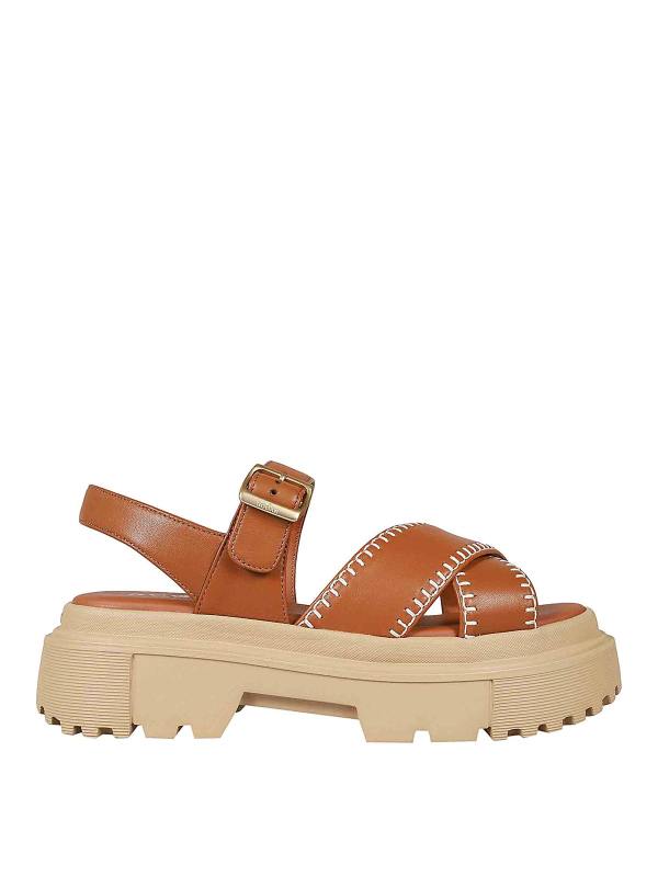 Hogan Sandales - Marron