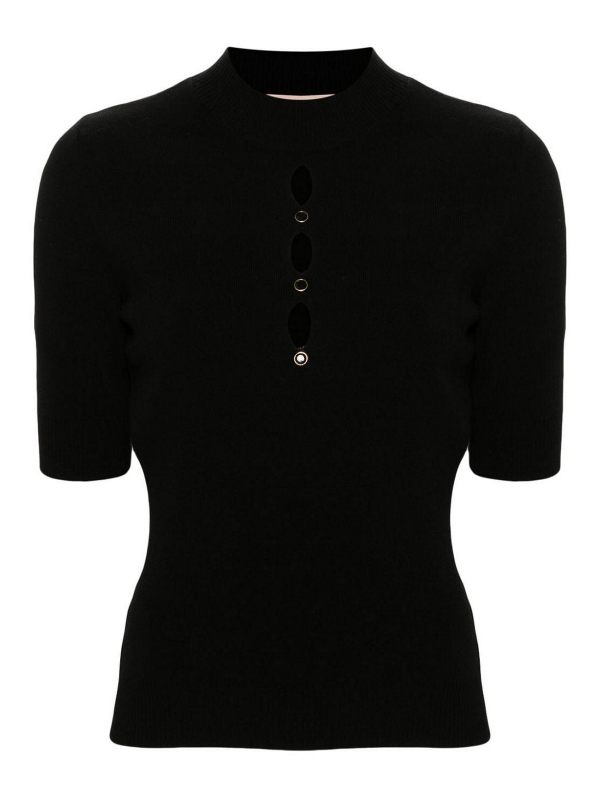 Twinset Pull Col Roulé - Noir