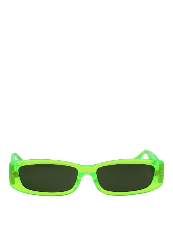 Linda Farrow Lunettes De Soleil - Bleu