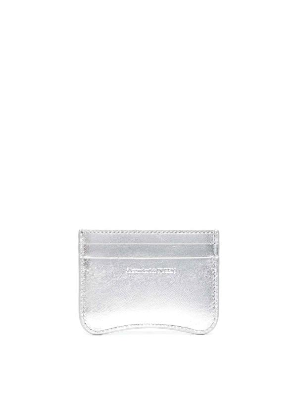 Alexander Mcqueen Portefeuilles - Argent