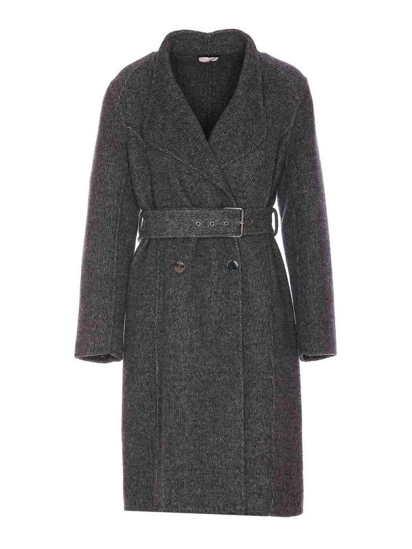 Liu Jo Manteau Court - Gris