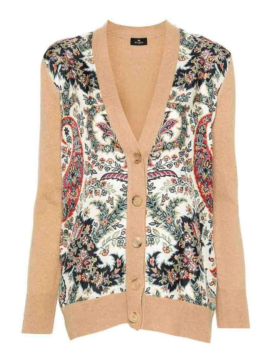 Etro Pull Col Rond - Beige
