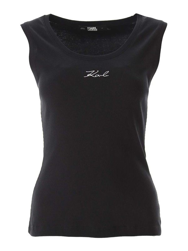 Karl Lagerfeld Top - Noir