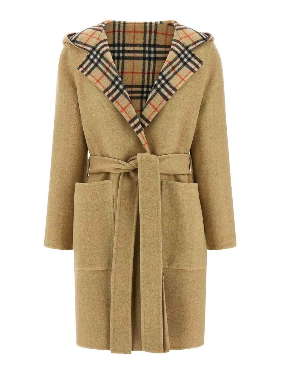 Burberry Manteau Court - Beige