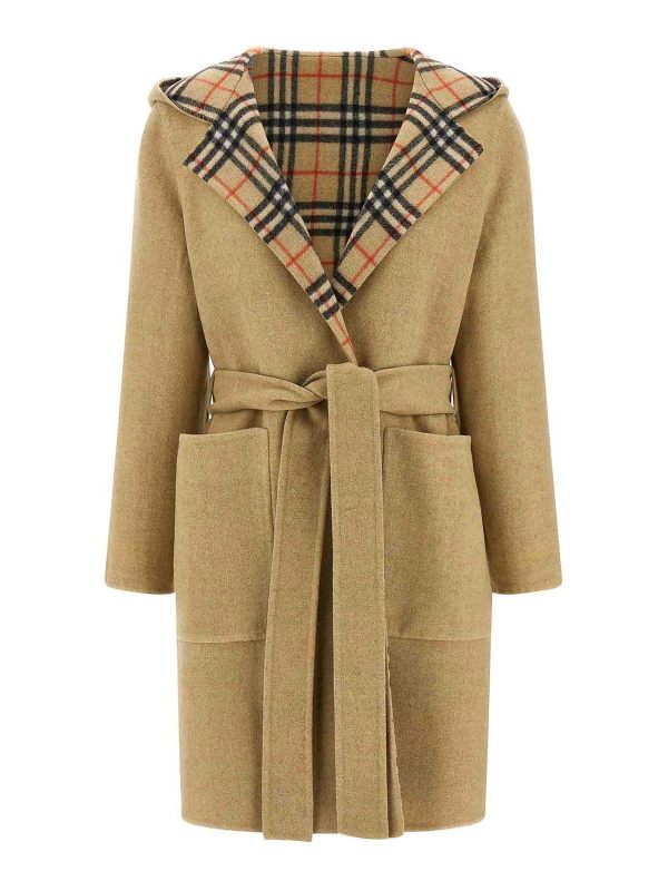 Burberry Manteau Court - Beige