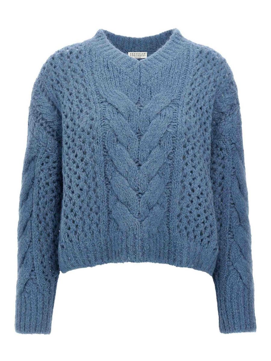 Brunello Cucinelli Cardigan - Bleu Clair