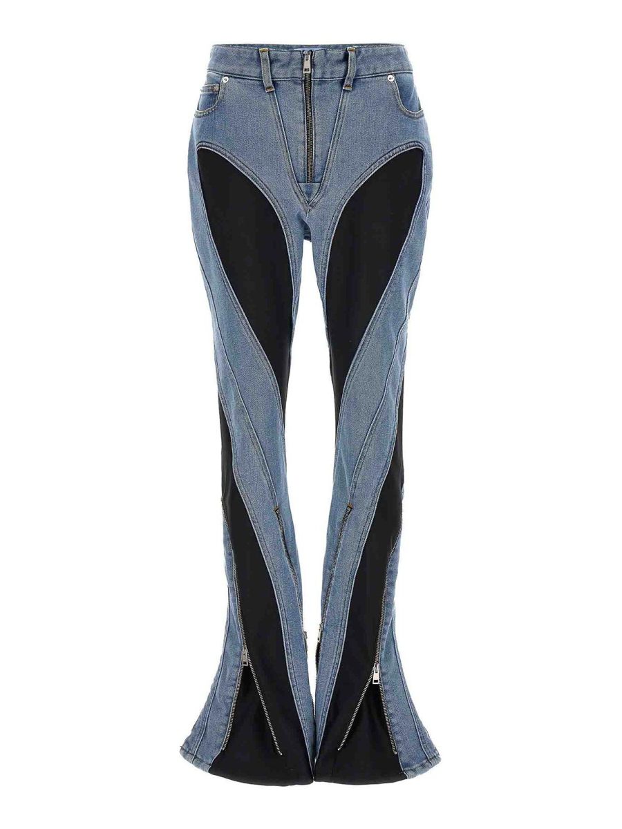 Mugler Jean Bootcut - Multicolore