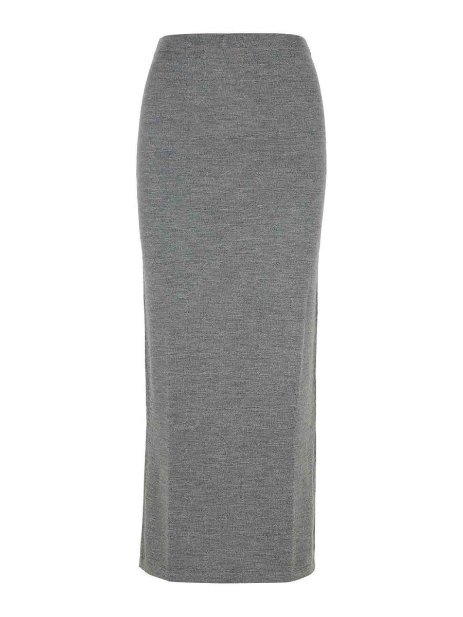 Moschino Jupe Midi - Gris