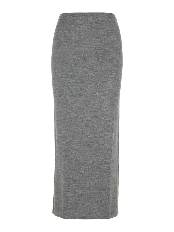 Moschino Jupe Midi - Gris