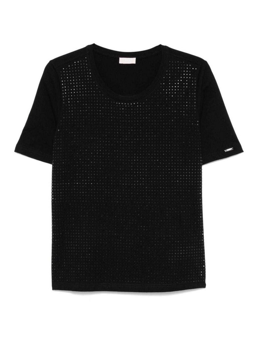 Liu Jo Pull Col Rond - Noir