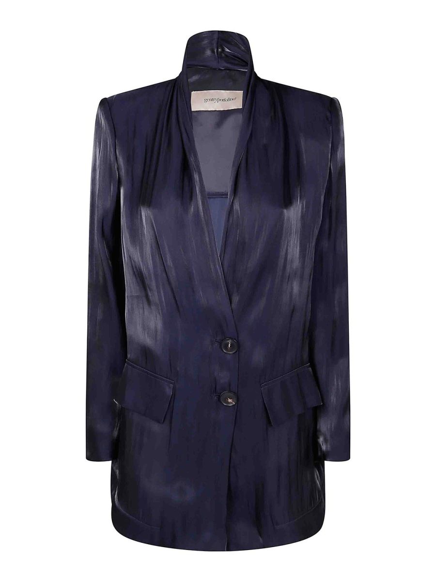 Gentryportofino Veste Casual - Bleu