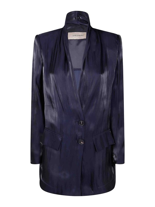 Gentryportofino Veste Casual - Bleu