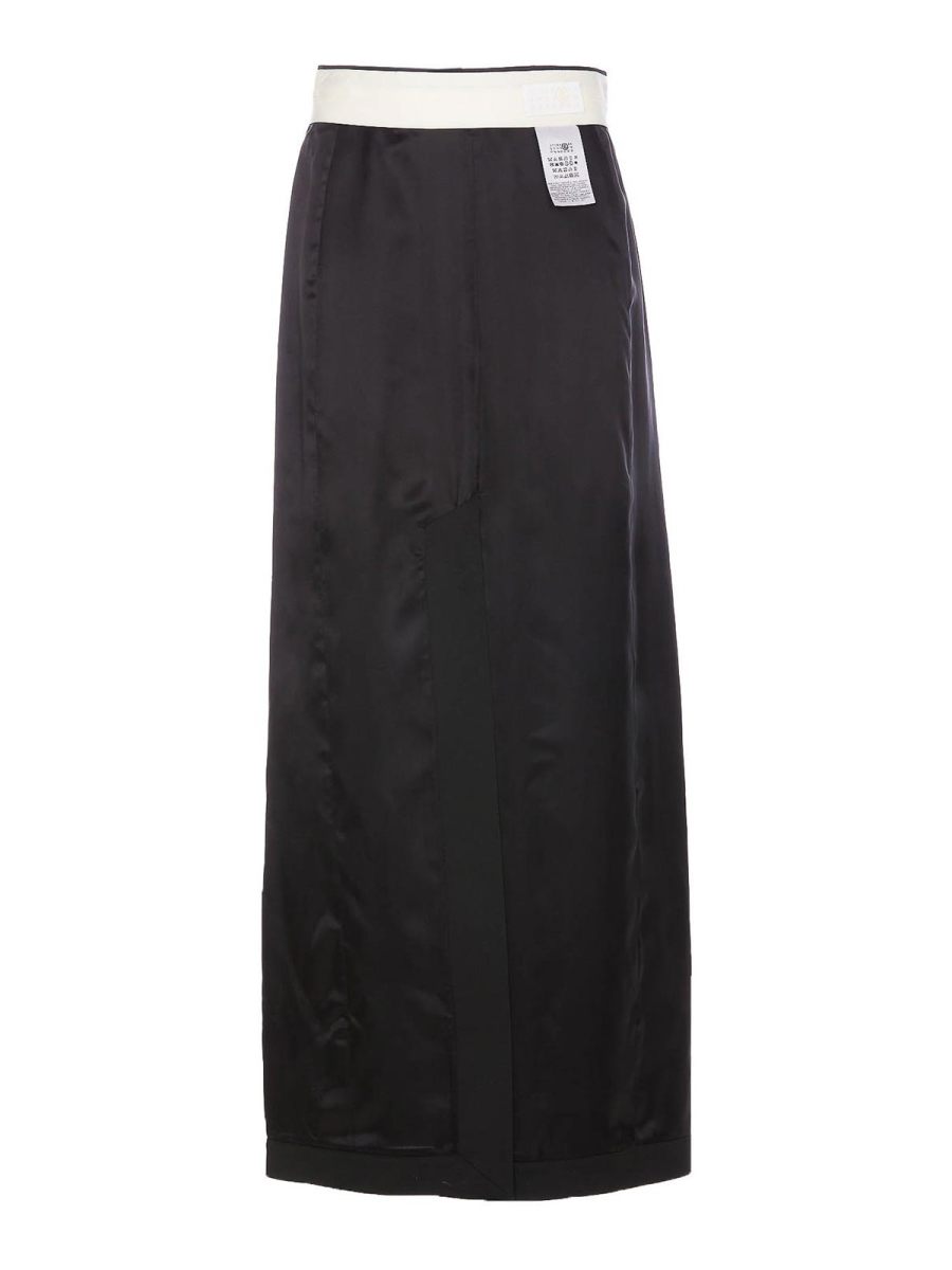 MM6 Maison Margiela Jupe Midi - Noir