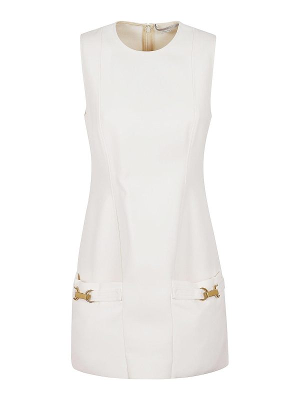 Stella Mccartney Robe De Cocktail - Crème