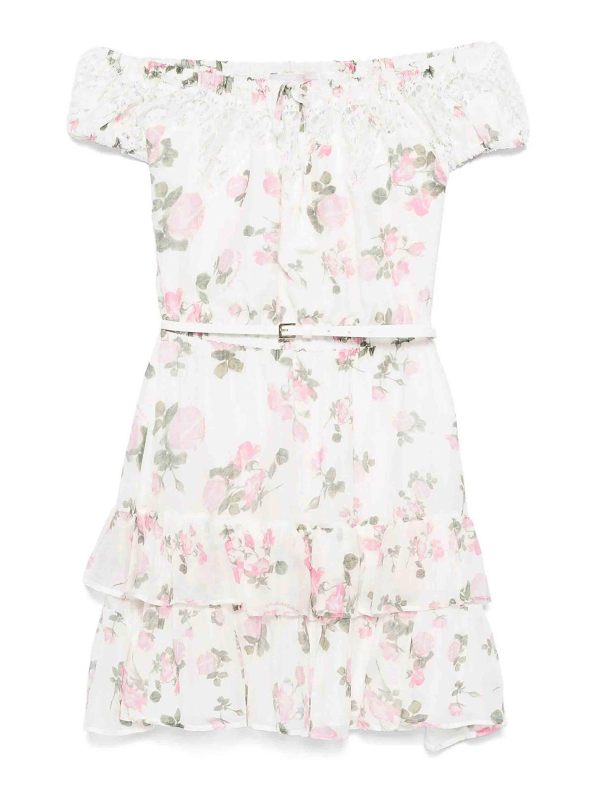 Ermanno Firenze Robe Au Genou - Crème