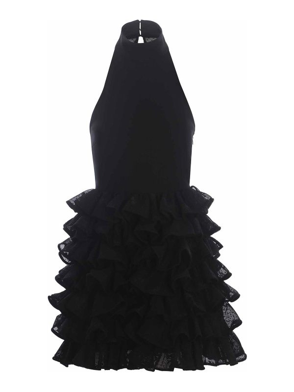 Rotate Birger Christensen Robe Courte - Noir