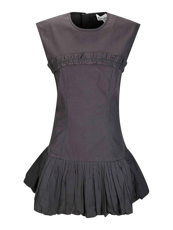 Ganni Robe Courte - Noir