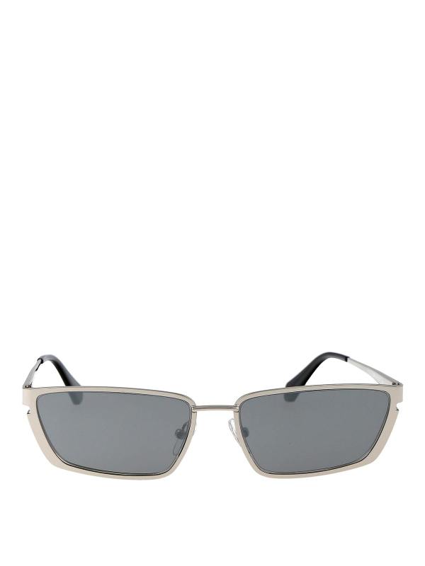 Off-White Lunettes De Soleil - Argent